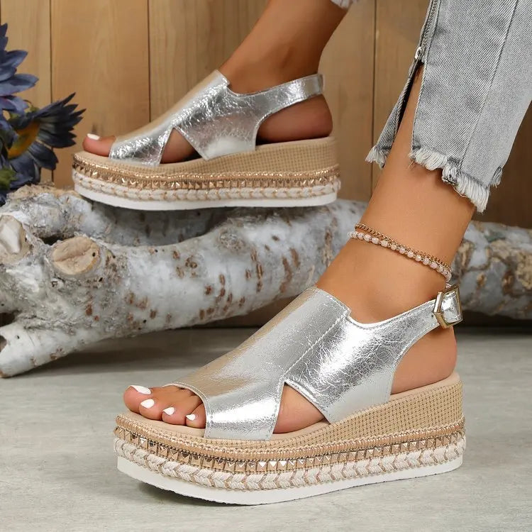 Sandalias Calma Dorada - Florea™