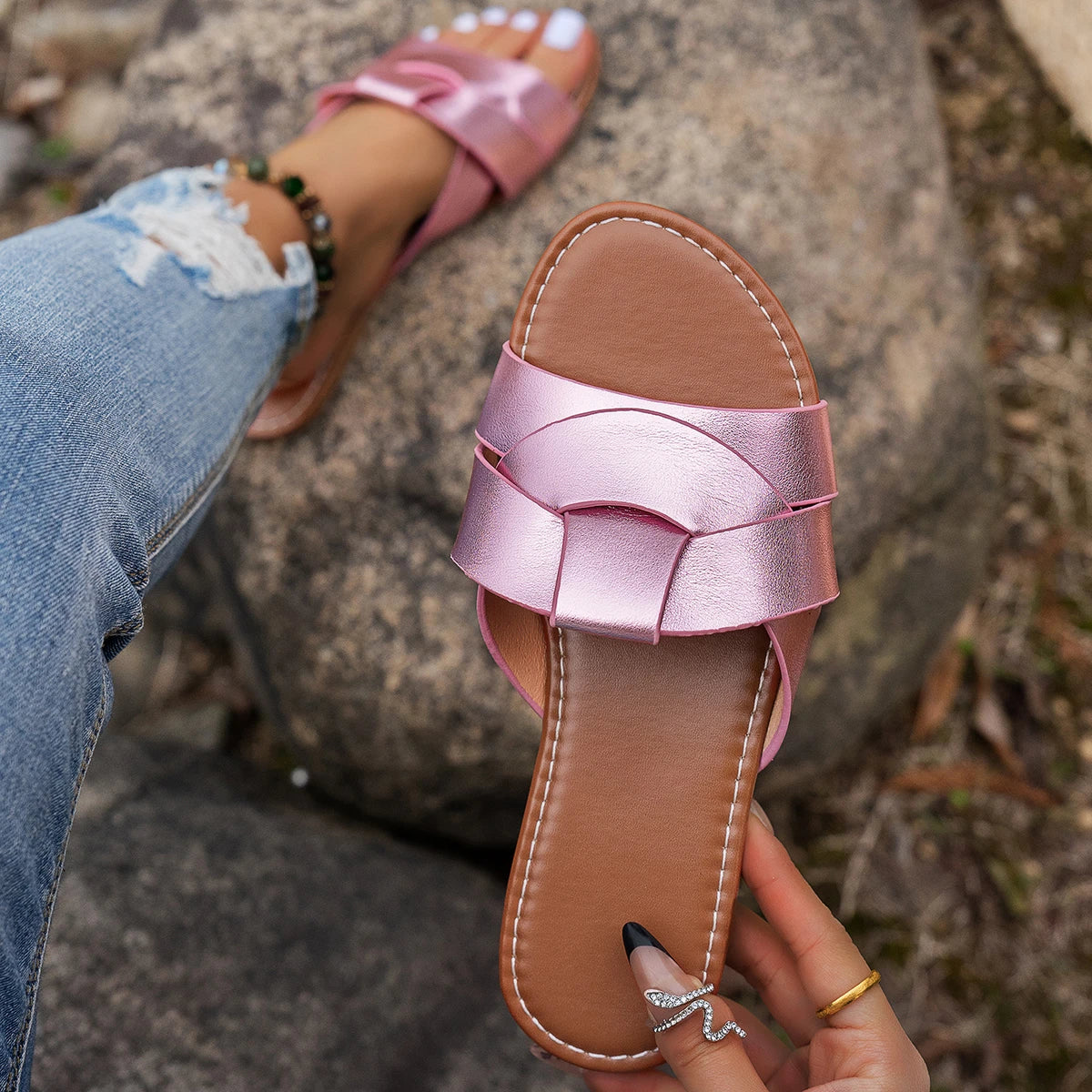 Sandalias Brisa Dorada - Florea™