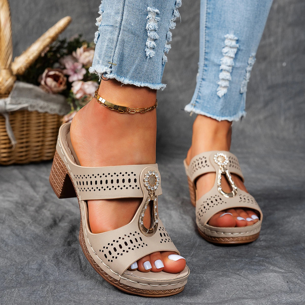 Sandalias Cielo Claro - Florea™